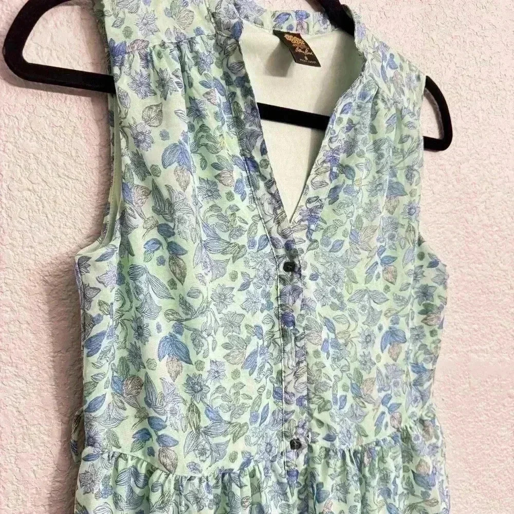 Disney Alice Through The Looking Glass Designer Floral Maxi Dress - Size S - Picture 5 of 6